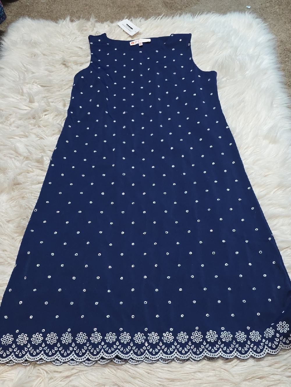 NWT Jude Connally Beth Eyelet Dress W CALLOUT - Small